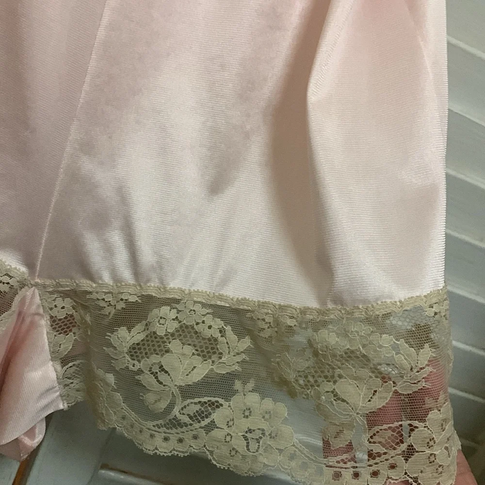 Vintage 70s Lingerie Pink Teddy - Picture 6 of 11